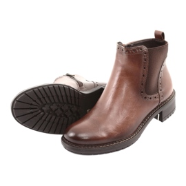 Braune Booties Jodhpur-Stiefel Filippo 957 5