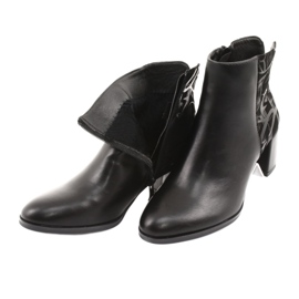Stylische Stiefel auf der Post schwarz Sergio Leone 521 5