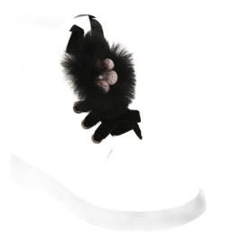 Lackierte Stiefel von Evento 1438 Dosen weiß schwarz 1