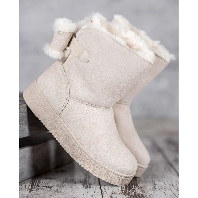 SHELOVET Mukluki mit Schleife braun 1