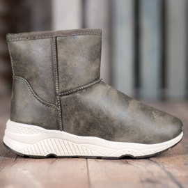 SHELOVET Bequeme Schneeschuhe mehrfarbig grün 1