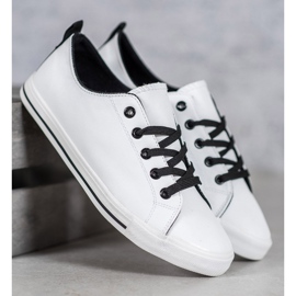 SHELOVET Bequeme Sneaker weiß 1