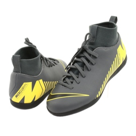 Hallenschuhe Nike Mercurial Superfly X 6 Club Ic Jr AH7346-070 grau 4