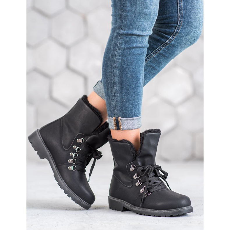 Super Me Warme Stiefel schwarz 1