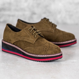 Vices Olivgrüne Schuhe mehrfarbig 1