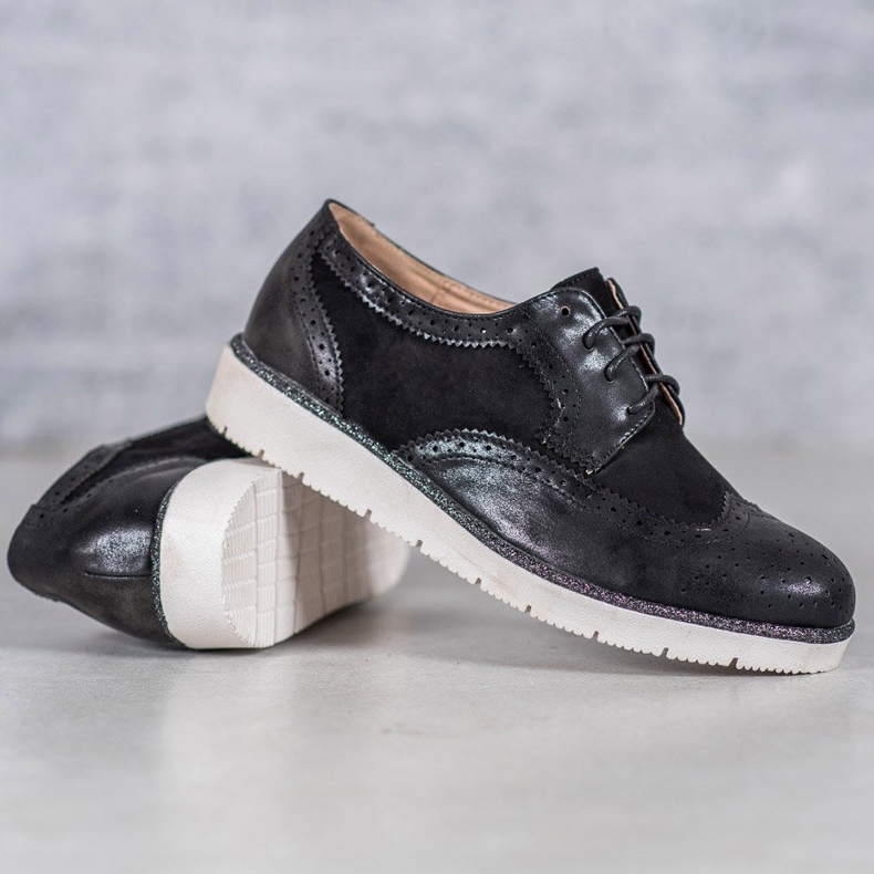 VICES Wildlederschuhe schwarz 1