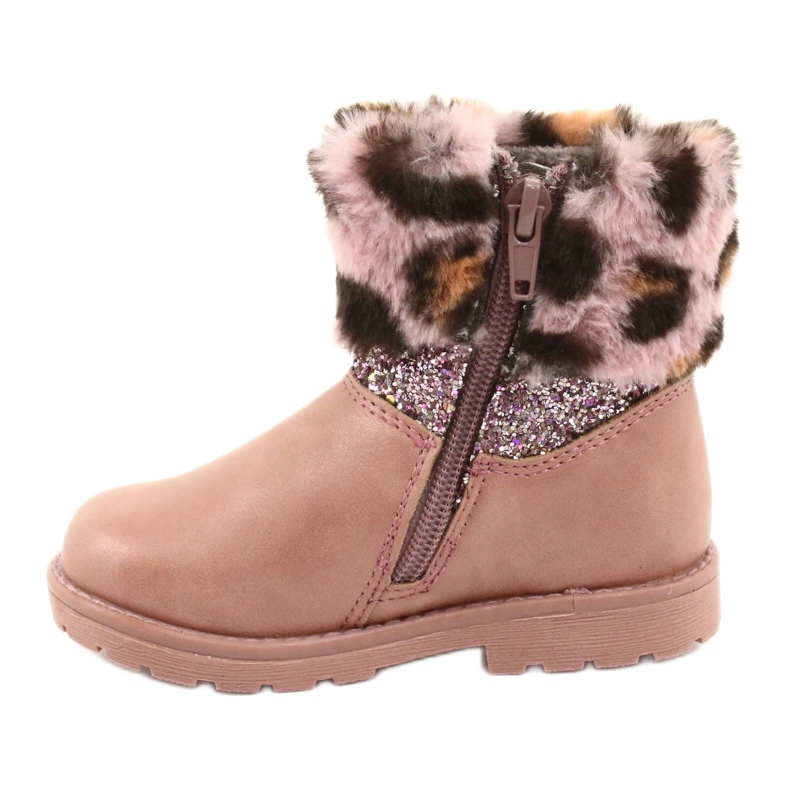 American Club Mädchen im Leopardendruck GC45 Pink Leopard Print rosa 2