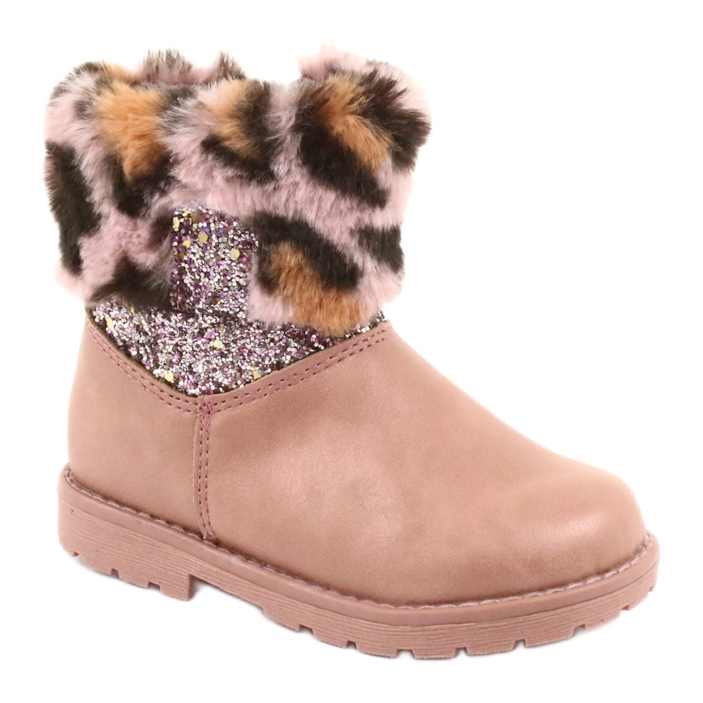 American Club Mädchen im Leopardendruck GC45 Pink Leopard Print rosa 1