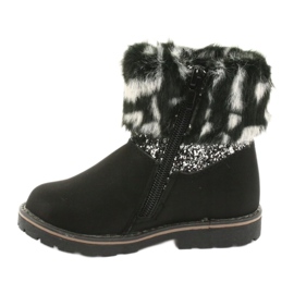 American Club Schwarze amerikanische GC45 Mädchenstiefel grau 2