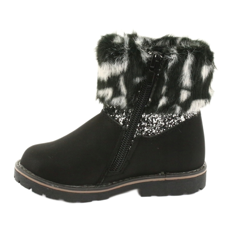 American Club Schwarze amerikanische GC45 Mädchenstiefel grau 2