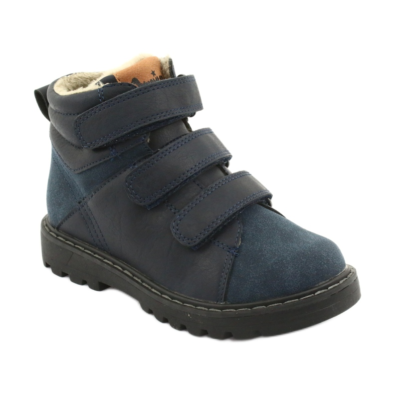 Timberki Stiefel mit Klettverschluss American Club GC40 navy blau 1
