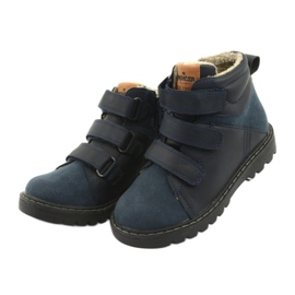 Timberki Stiefel mit Klettverschluss American Club GC40 navy blau 3