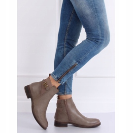 Beige Jodhpurstiefel für Damen 1304 Khaki 1