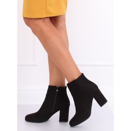 Schwarze Stiefel mit hohen Absätzen G-7656 Schwarz 2