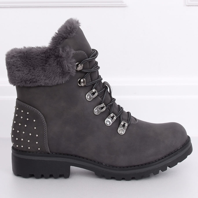 Graue Damen Trapper Z172 Grau 2