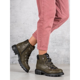 Kylie Schnürstiefel grün 1