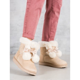 Modisches Beige Mukluki 1