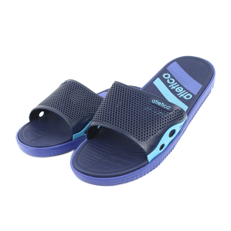 6168 Atletico Pool-Hausschuhe marineblau blau 2