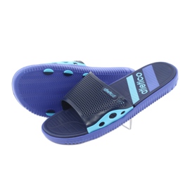 6168 Atletico Pool-Hausschuhe marineblau blau 3