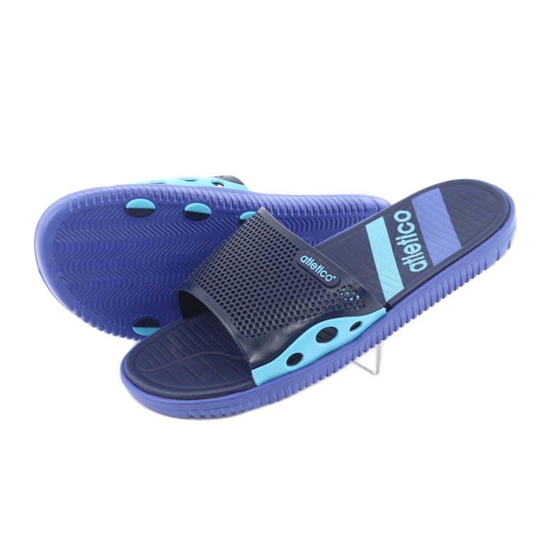 6168 Atletico Pool-Hausschuhe marineblau blau 3