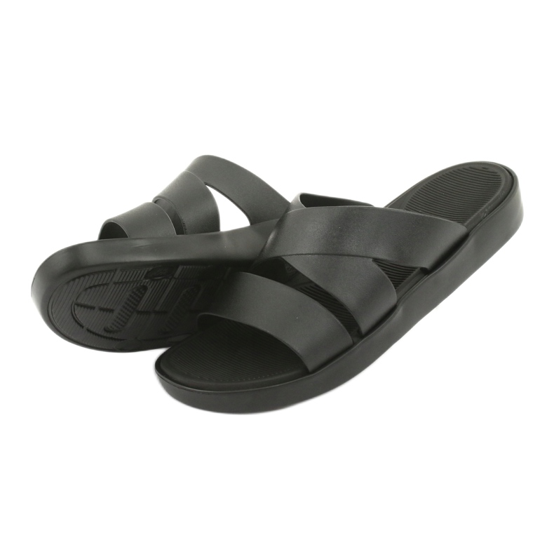 Atletico 185 Plateau-Slipper in Schwarz 4