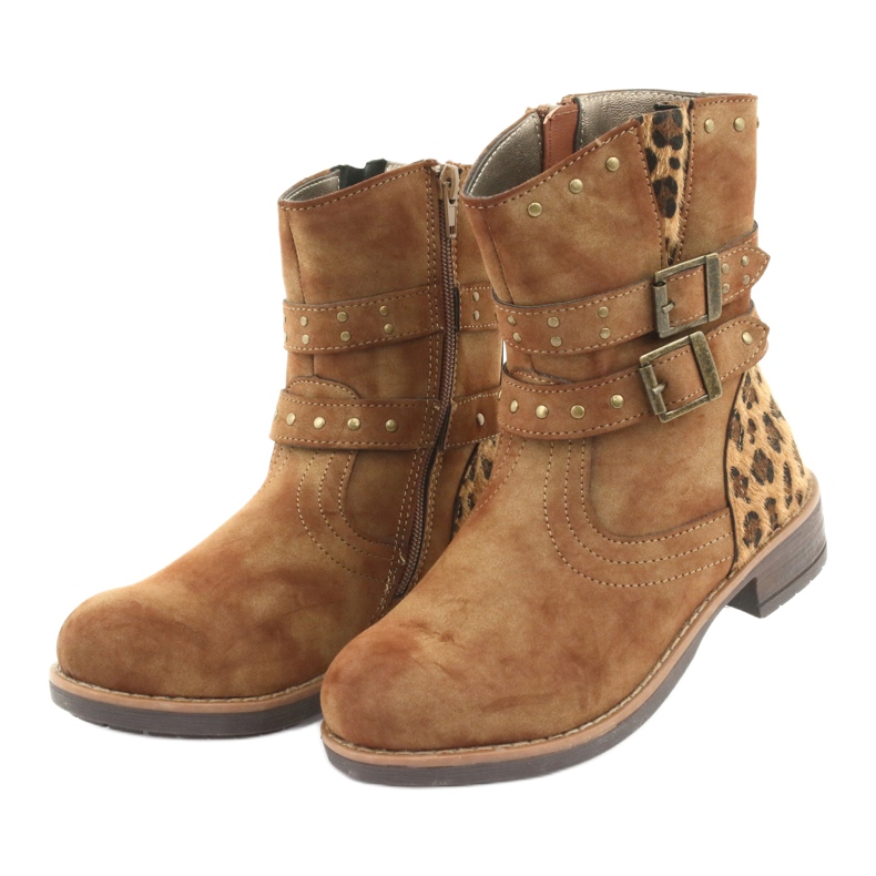 American Club braune Pantherstiefel 3