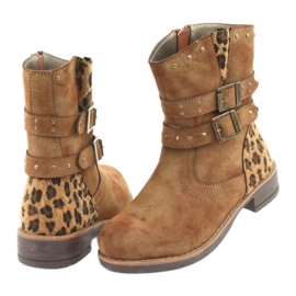 American Club braune Pantherstiefel 4