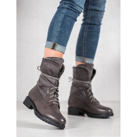 Seastar Stiefel mit aufgerolltem Schaft grau 1