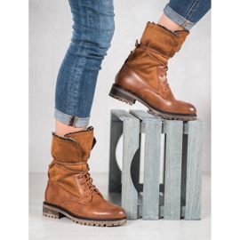 Seastar Stiefel mit aufgerolltem Schaft braun 1