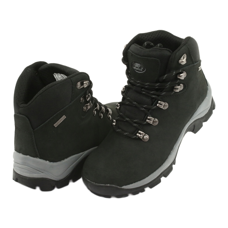 Schwarze Atletico 57089 Wanderschuhe mit Schnürung 4