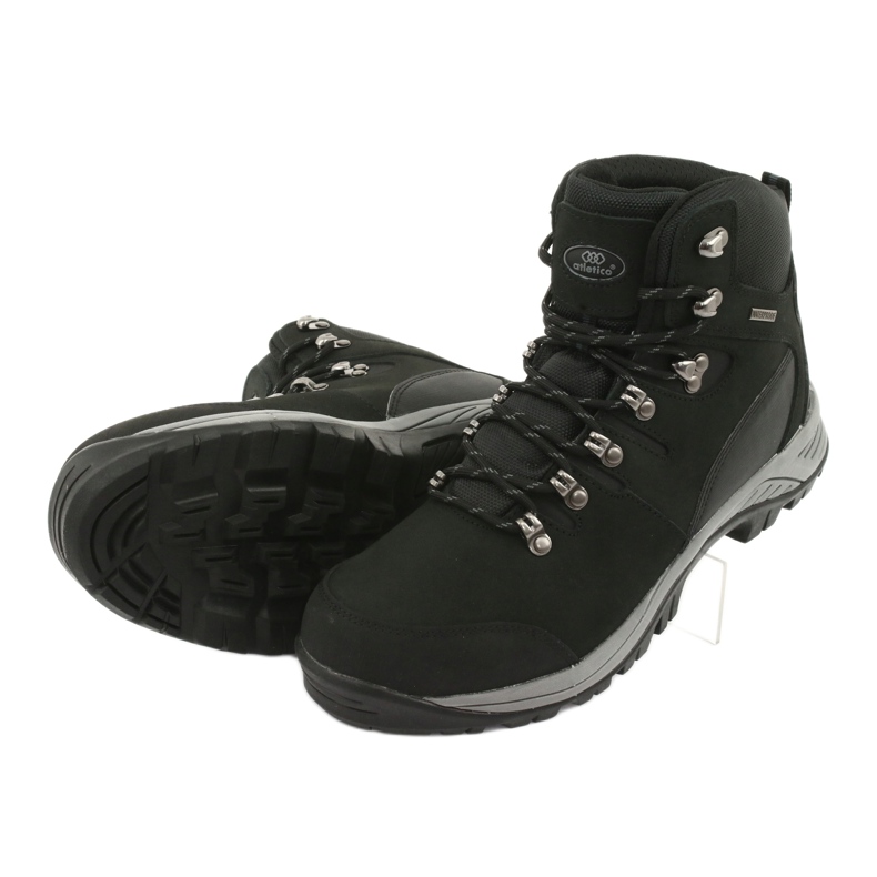 Atletico 66176 schwarz gebundene Wanderschuhe 5