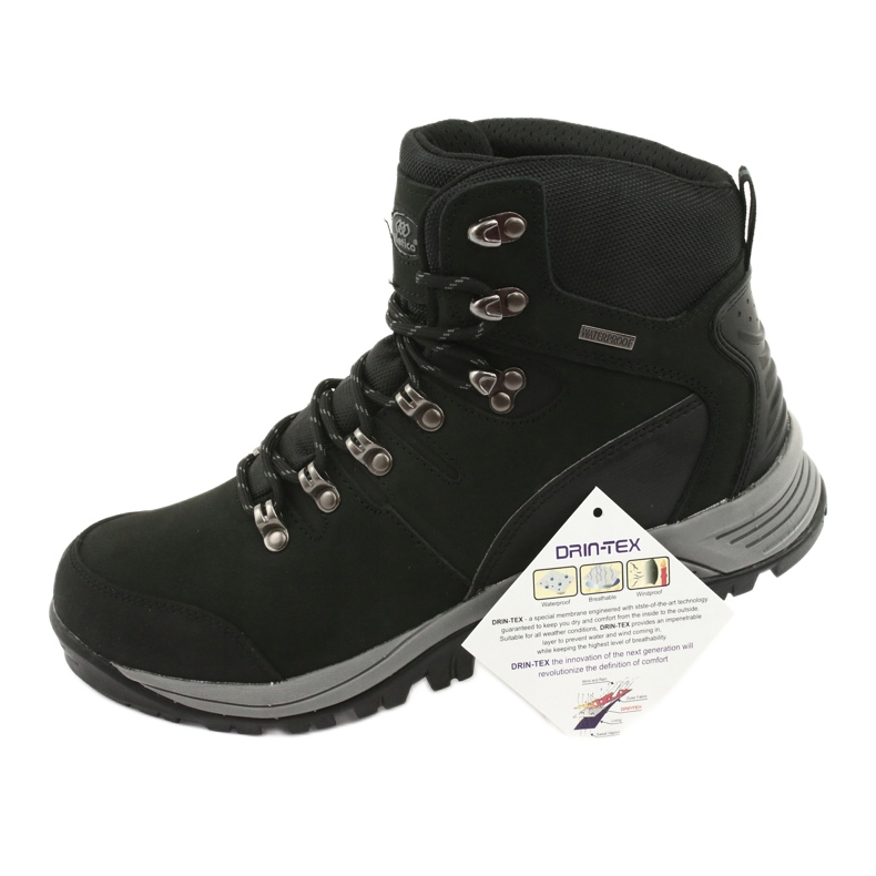 Atletico 66176 schwarz gebundene Wanderschuhe 7