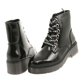 Schnürstiefel Sergio Leone 726 geschnürt schwarz 4