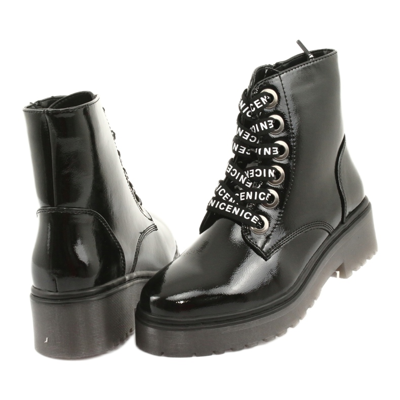 Schnürstiefel Sergio Leone 726 geschnürt schwarz 4