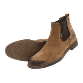 Chelsea-Boots Slip-On Stiefel Badura 4754 braun 5
