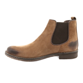 Chelsea-Boots Slip-On Stiefel Badura 4754 braun 2