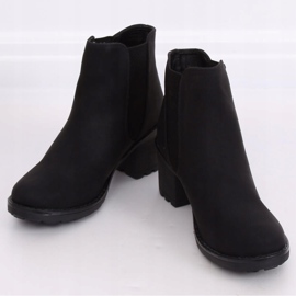 Schwarze Chelsea-Boots, schwarz L2065 Schwarz 1