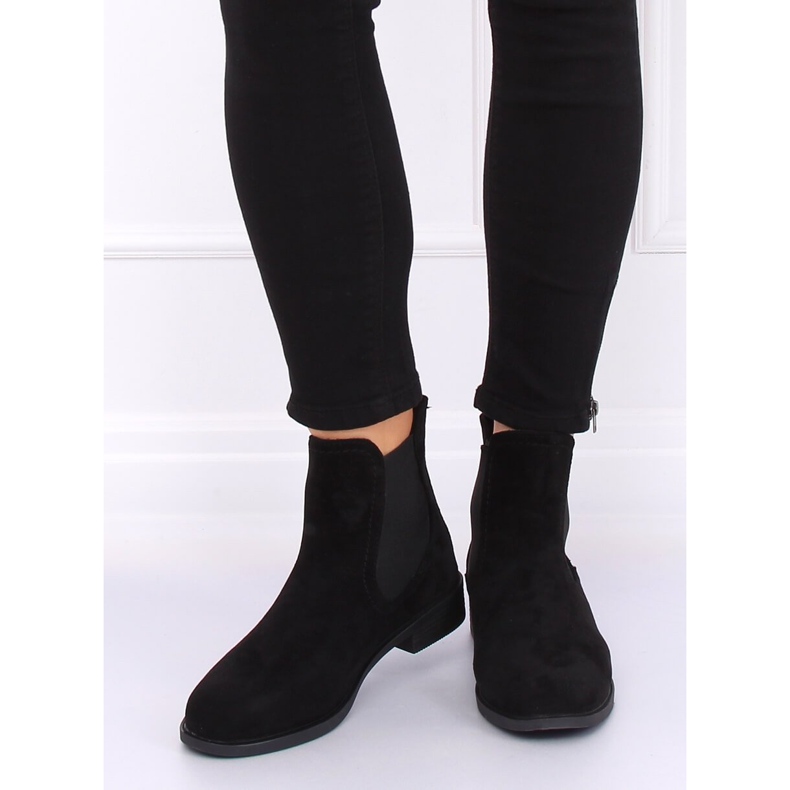 Schwarze Jodhpurstiefel B-6856 Schwarz 1