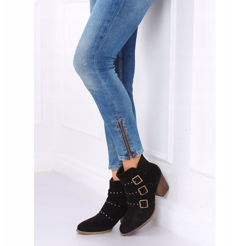 Schwarze Cowboystiefel L88-162 Schwarz 2