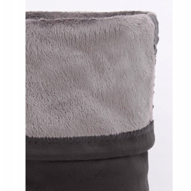 Graue flache Überstiefel 13X993-95 Dunkelgrau 2