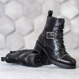 Seastar Arbeiter mit dekorativer Schnalle schwarz 1