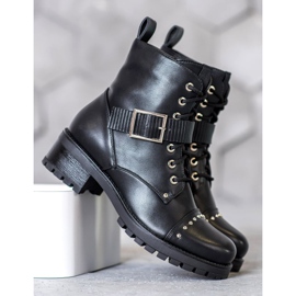 Seastar Arbeiter mit dekorativer Schnalle schwarz 2