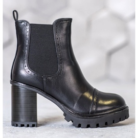 Seastar Slip-on-Stiefel auf der Plattform schwarz 2