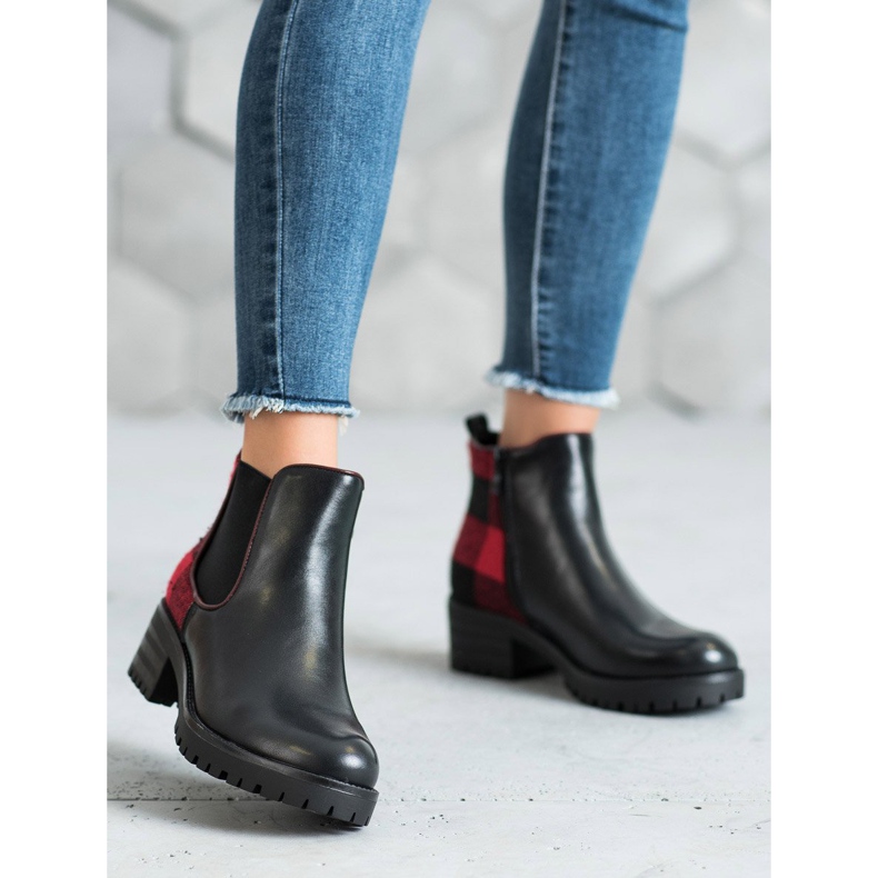 Seastar Chelsea-Boots mit Muster schwarz 1