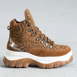 Seastar Modische Schnürstiefel braun 2