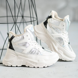 Sportmode Booties weiß grau 1