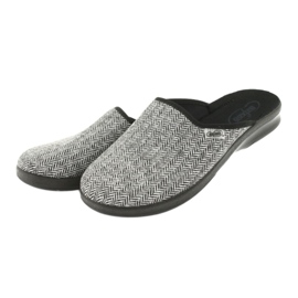 Befado Herrenschuhe PU 548M023 schwarz grau 3