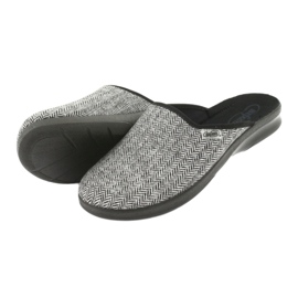 Befado Herrenschuhe PU 548M023 schwarz grau 4