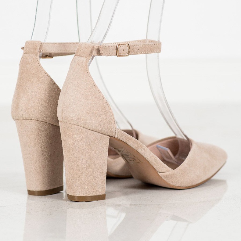Elegante Pumps von VINCEZA beige 2