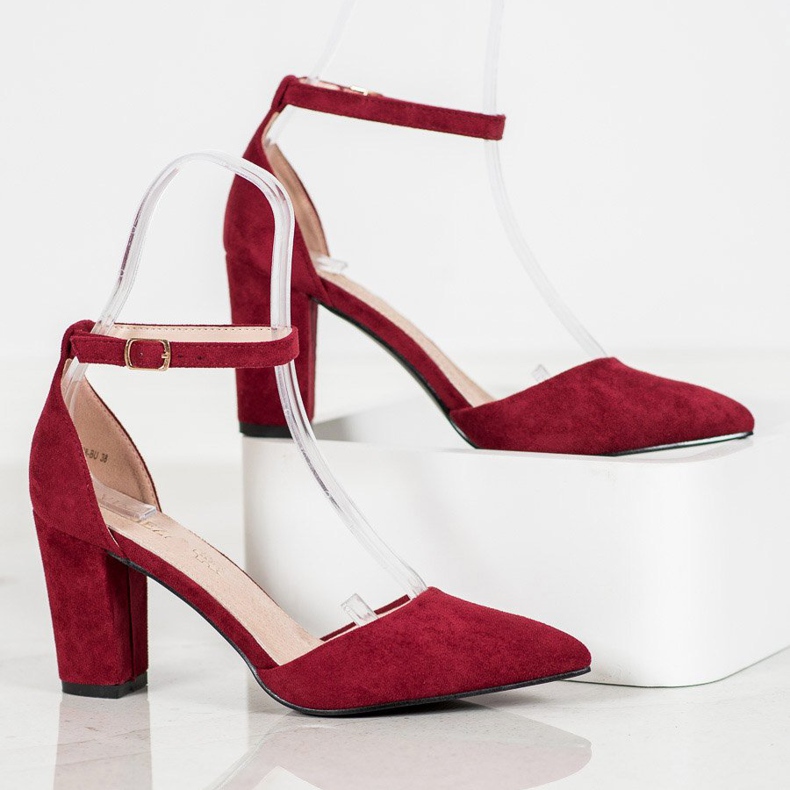 Elegante Pumps von VINCEZA rot mehrfarbig 1